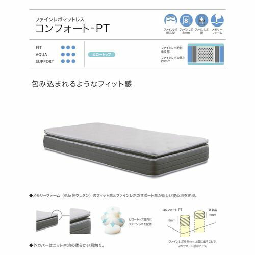 ファインレボマットレス コンフォートPT DF3531M PT シングル アスリープ 2