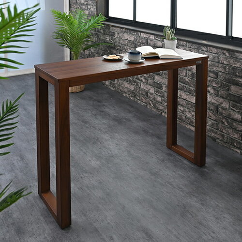 チーク無垢材 カウンターテーブル 115cm幅 ACT544KA サンフラワーラタン