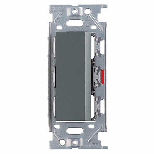 埋込シングルスイッチPXP-J-NKW01008型 210-026-129 ソリッドグレー PXP-J-NKW01008 スガツネ
