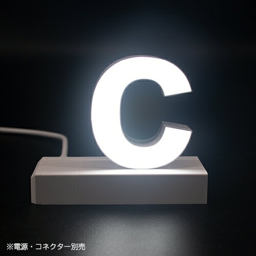 LEDʸ���ޥ��ͥåȼ��⤵100mm ��c�� abcMIX