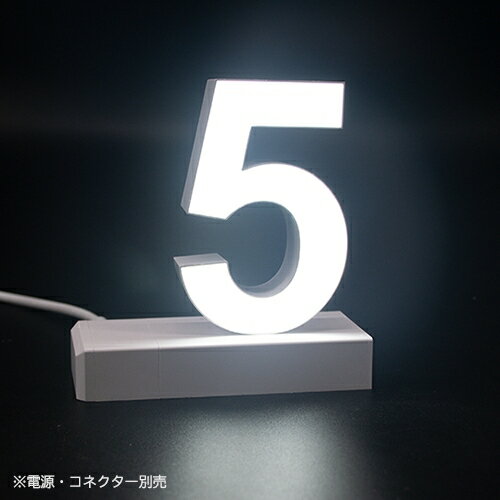 LEDʸ���ޥ��ͥåȼ��⤵100mm ��5�� abcMIX