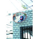 ガレージミラー楕円型330mm×550mm GMH335 光