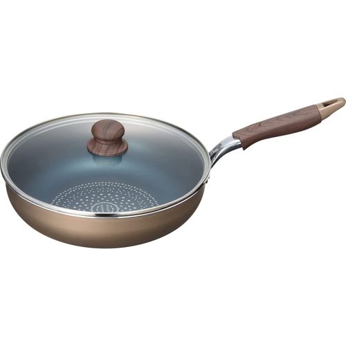 ブラナーノ2 ガラス蓋付いため鍋 ガス・IH対応 28cm MB-2390 ブラウン 蓋付いため鍋 和平フレイズ