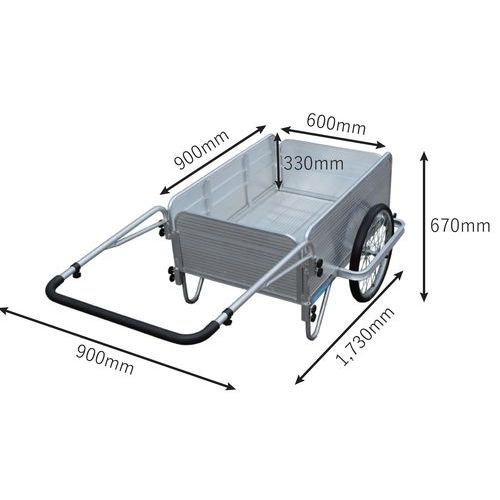 アルミ組立式リヤカー AKR-80 アルミ