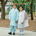 EVAリュックランドスーツ【通園 通学 校外学習 防水 上下セット 雨具 レイングッズ】 3001082 ブルー 130cm MARUJU