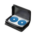 Blu-ray/DVD/CD対応ファスナーケース CCD-SSB96BK エレコム