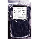 ロックタイ 200mm黒 300本入り BK 043155 黒 OHM