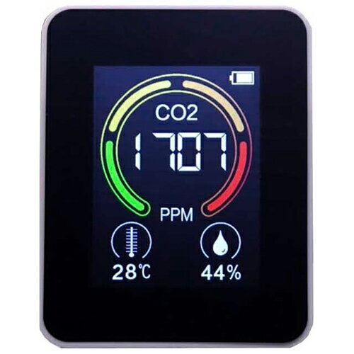 デジタル二酸化炭素濃度計 充電式 CO2R-100 CRECER