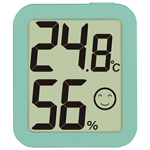 デジタル温湿度計 環境チェッカー 73249 ミント シンワ