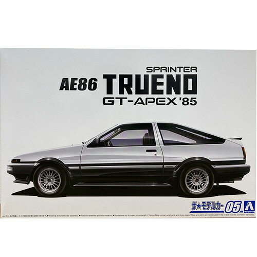 5 トヨタAE86トレノ GT-APEX ザ・モデルカー AOSHIMA