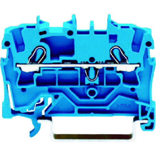 スプリング式中継端子台 2002シリーズ2線式用 青色 20021204PK WAGO