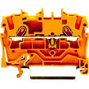 スプリング式中継端子台 2001シリーズ2線式用 橙色 20011202PK WAGO