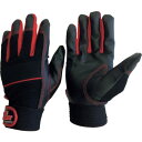 WORKS HOmmE 合成皮革手袋 MPファイバー レッド L 2610RL ユニワールド