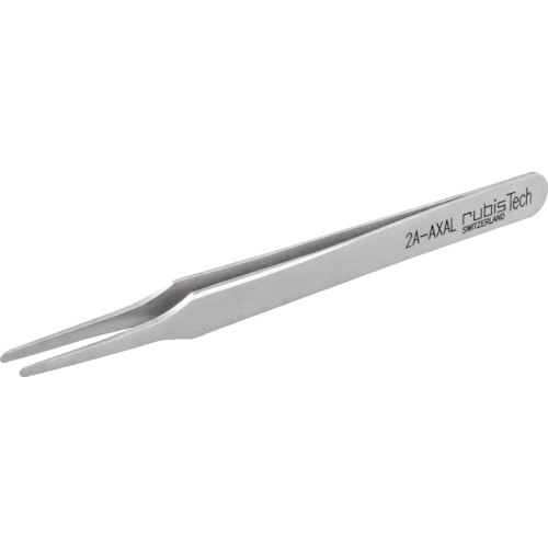 AXALコバルトクロム合金製ピンセット 直型先丸幅広 2AAXAL ルビス