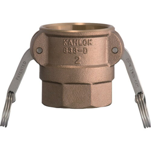 配管・機械組込用 カムロック カプラー メネジ 1/2インチ ブロンズ 633DB12BR トヨックス