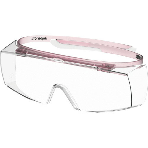 一眼型保護メガネ ウベックス スーパー オーバーグラス ペールピンク 9169412 UVEX
