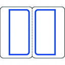 192188)インデックスラベル中 青 B053JMB ジョインテックス