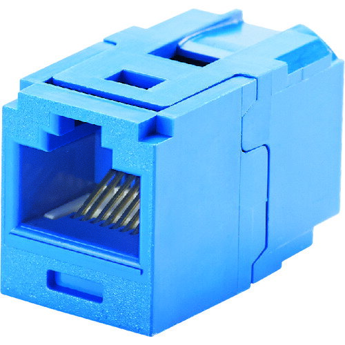 カテゴリ6 JJアダプタ(RJ45中継用ジャック) 青 CC688BU パンドウイット