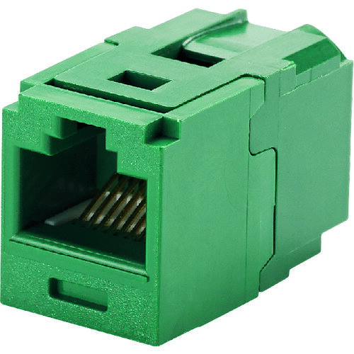 カテゴリ6 JJアダプタ(RJ45中継用ジャック) 緑 CC688GR パンドウイット
