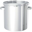 ステンレスタンク ストレートレバーバンド式密閉タンク(フタ付) 25L CTL33 日東