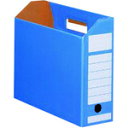 78002)ボックスファイル ヨコ型青10冊 D044JBL ジョインテックス