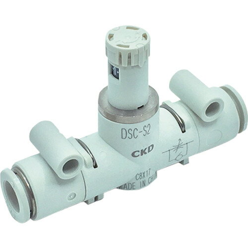 ダイヤル付スピードコントローラ インラインタイプ DSCS208H66 CKD