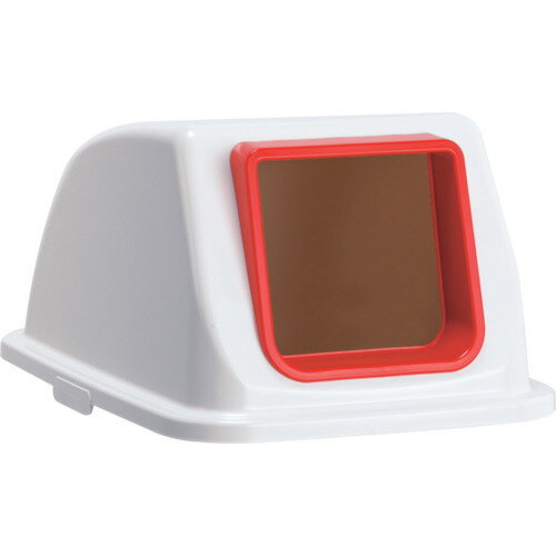 エコ分別カラーペールW90 蓋 赤オープン もえるゴミ DS1948122 テラモト