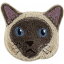 スミノエ ネコカオ ネコカオ ポイント 35X38|家具・インテリア インテリア ラグ アクセントラグ 4,070円