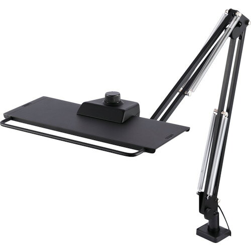 OLEDデスクライト 検査用3灯タイプ 白色 黒 LEX3130BK EXARMOLED