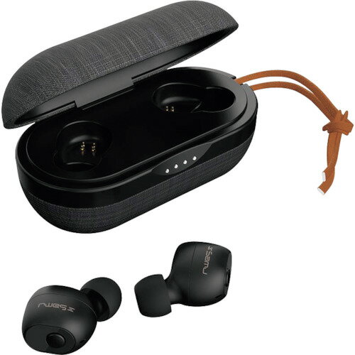 完全ワイヤレスBluetoothイヤホン ブラック OWLSAMUSE04SBK オウルテック