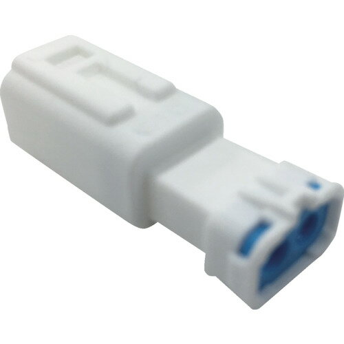 樂天商城 - 防水コネクタソケットハウジング2芯中継用(10個) 白 PCE01A502N003 被覆外径φ2.7〜3.2 TRUSCO