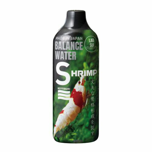 バランスウォーターラボ水 シュリンプ 340ml ペット用品・フード 魚・水生動物用品 魚・熱帯魚の水槽・水槽関連用品 水質調整剤 ノーブランド品 コトブキ工芸