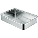 18-8 サニタリー番重バット(取っ手一体型) 特大12CM SNBL12 スギコ