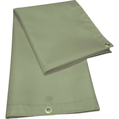 火花養生シート(両面シリコンコーティング)2号 アースグリーン TCGK2 TRUSCO