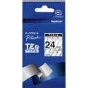 Tzeテープ 黒文字/透明(つや消し)/24mm TZEM51 ブラザー
