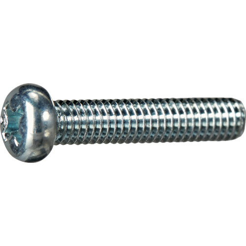 皿頭小ねじ ユニクロ 全ネジ M4x40 10本入 少量パック Y8250440 TRUSCO