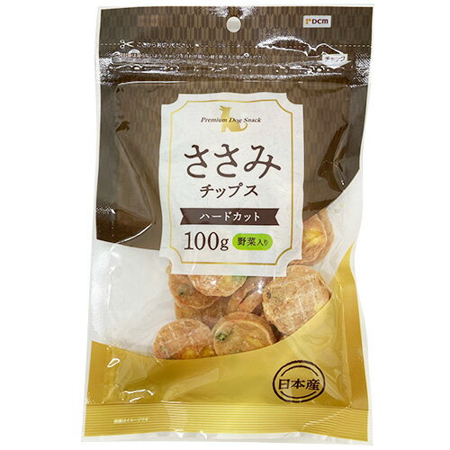 楽天DCMオンラインささみチップス ハードカット野菜入り 100g ハードカット野菜入り DCM