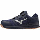 オールマイティ LSII 52 L BOA F1GA220214275 ネイビー×ホワイト 27.5cm ミズノ MIZUNO 安全靴 ワークシューズ BOA ...