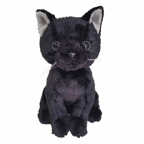 肉球の刺繍が猫好きにはたまらない可愛さです。 ●シンプルな黒猫のぬいぐるみです。 ●ヒゲや肉球・背中や脚のラインにまで、猫らしさにこだわってリアルなかわいさを追求しました。 ●商品サイズ:幅110×奥行120×高さ170mm。 ●材質:ポリエステル。 ●本商品はぬいぐるみです。 ●手作業の縫製の為、掲載されている画像と若干表情が異なる場合がございます。予めご了承下さい。