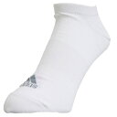 adidas 靴下3P スニーカー ホワイト 26-28cm DCM
