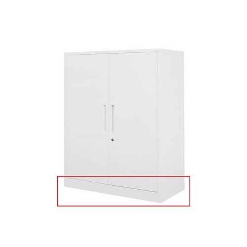 【法人様限定】【沖縄・離島配達不可】下置用ベース ファシル収納庫用 幅900×奥行400mm FH-B-AW-WH Netforce [2]