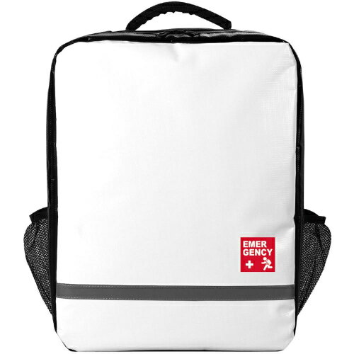 防災リュック 白(印刷あり) 52029 アーテック