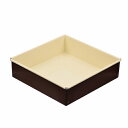 ラフィネ ふっ素加工スクエアケーキ焼型18cm D-6121 18cm パール金属