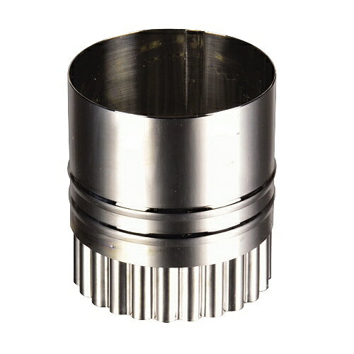 ラフィネ ステンレス製ウェーブ・ラウンド両用抜き型5cm D-6159 5cm パール金属