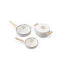 ルオント フライパン・なべ 6点セット LUO-SE6W ホワイト 6点セット アイリスオーヤマ