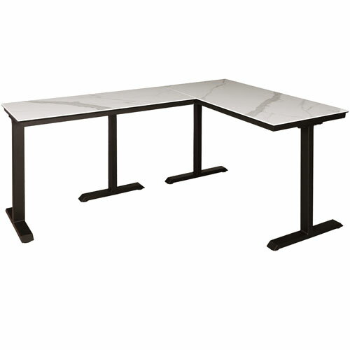 筑波産商 セラミックデスク ローゼン 110/120 L P W110/120 L字 ローゼン