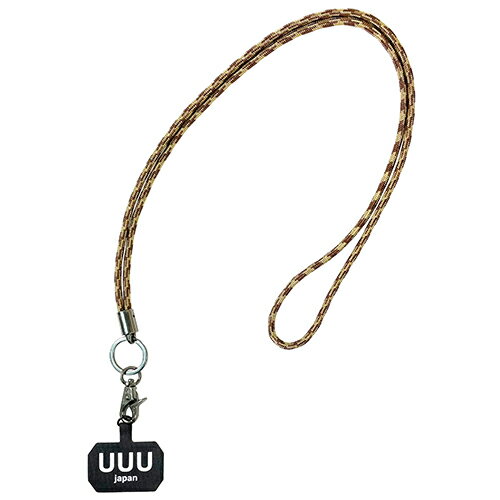 スマホショルダーストラップ UUU-224 サンドカモ サンドカモ 三友産業