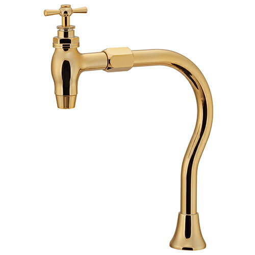 立水栓 アンティークゴールド 721-263-AG カクダイ