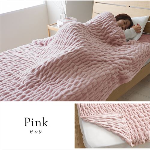シュクル 毛布 掛け毛布 フランネル 肌触りなめらか ピンク シングル ピンク シングル IKEHIKO