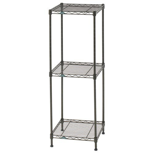 ガーデンラック3段30W GR303090-3 ダークグリーン 幅30×奥行30×高さ90cm ルミナス スチールラック/メタ..